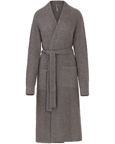 Skims Cozy Knit Robe - Grey