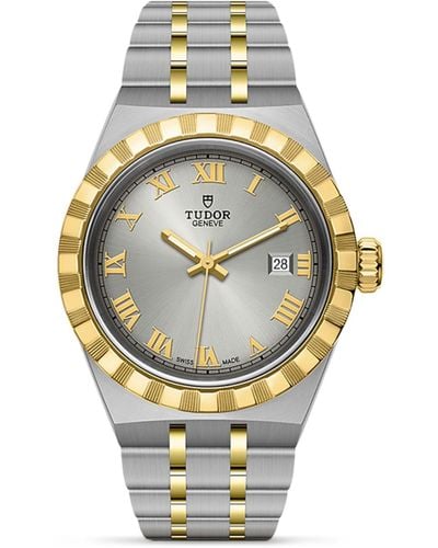 Tudor Royal Stainless Steel And Yellow Gold Watch 28mm - Metallic