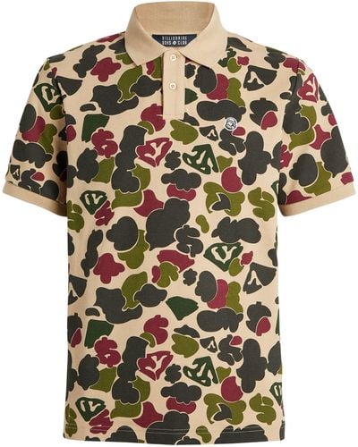 BBCICECREAM Cotton Camouflage Polo Shirt - Multicolor