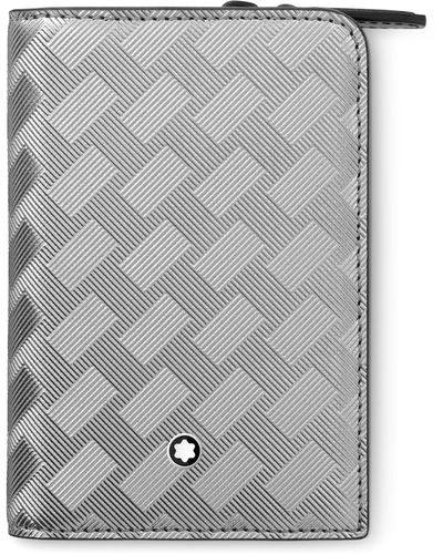 Montblanc Leather Extreme 2.0 Zipped Card Holder - Gray