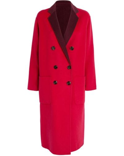 MAX&Co. Wool-blend Reversible Coat - Red