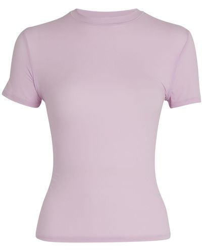 Skims Fits Everybody Short-sleeve T-shirt - Purple