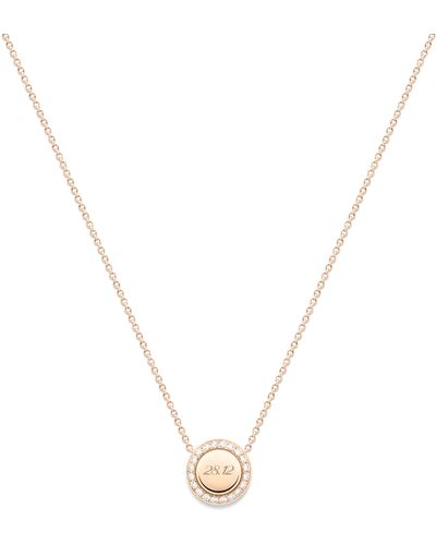 Piaget Rose Gold And Diamond Possession Pendant Necklace - Metallic