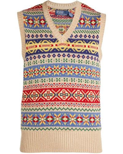 Polo Ralph Lauren Knitted Vest - Multicolor