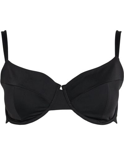 Form and Fold The Base D+ Underwire Bikini Top - Black
