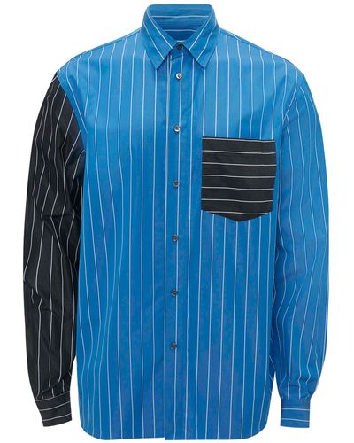 JW Anderson Striped Shirt - Blue