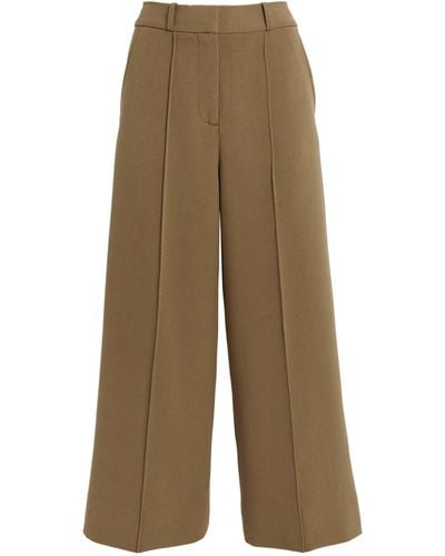 Cult Gaia Cropped Caro Trousers - Green