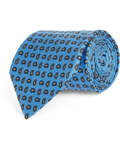 Eton Paisley Tie - Blue