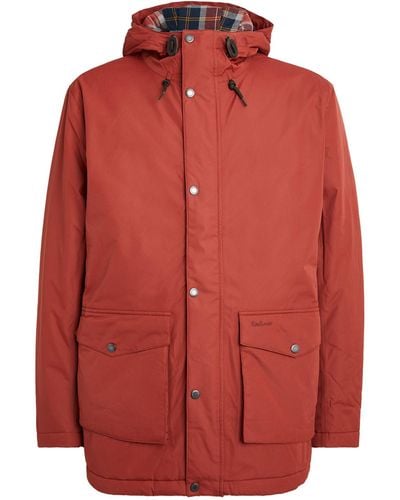 Barbour Waterproof Hillcroft Padded Jacket - Red