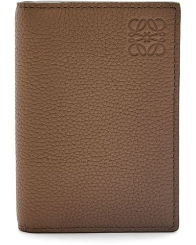 Loewe Leather Bifold Cardholder - Brown