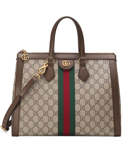 Gucci Medium Ophidia Gg Top Handle Bag - Multicolour