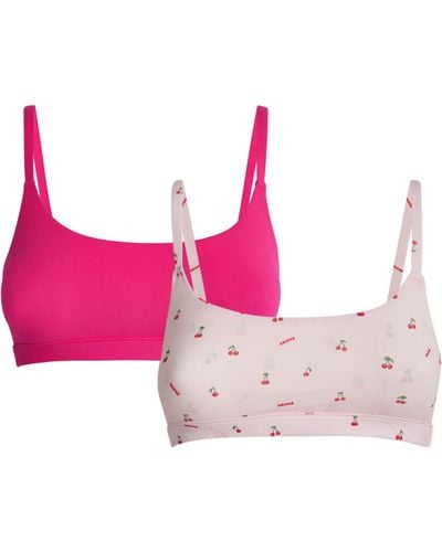 Skims Fits Everybody Bralette (pack Of 2) - Pink