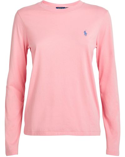 Polo Ralph Lauren Cotton Polo Pony T-shirt - Pink