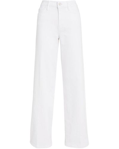 FRAME Le Slim Palazzo Wide-leg Jeans - White