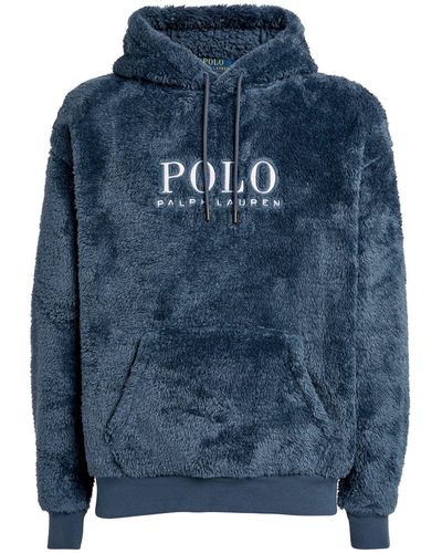 Polo Ralph Lauren Logo Fleece Hoodie - Blue