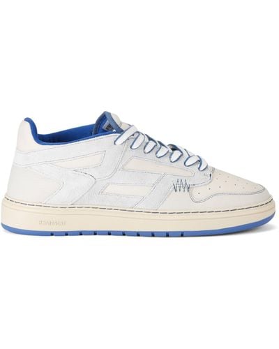 Represent Leather Reptor Trainers - Blue