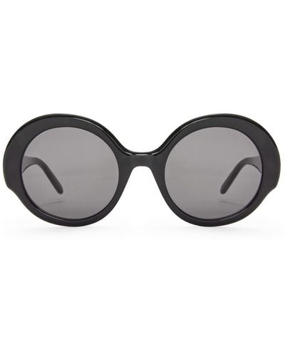 Loewe Thin Round Sunglasses - Grey