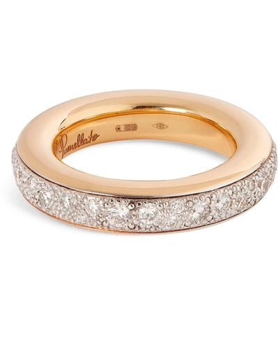 Pomellato Rose Gold And Diamond Iconica Ring - White