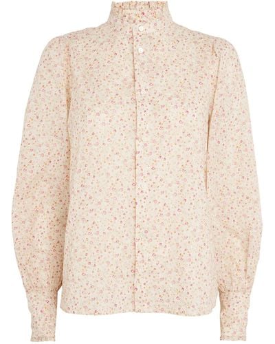 Polo Ralph Lauren Cotton Floral Shirt - Natural
