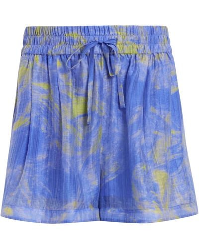 AllSaints Isla Printed Shorts - Blue