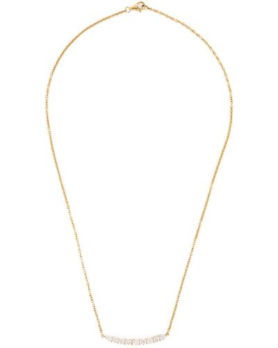 Anita Ko Yellow Gold And Diamond Delilah Crescent Necklace - Metallic