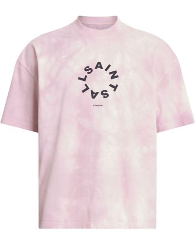 AllSaints Tie-dyed Tierra T-shirt - Pink