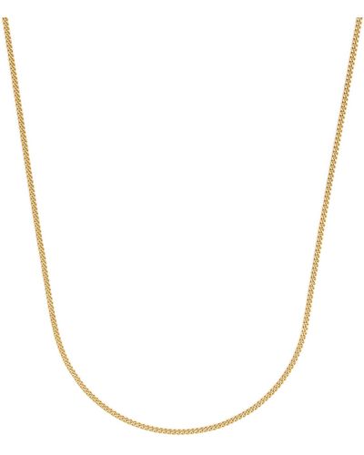 Jade Trau Small Yellow Gold Curb-link Chain Necklace - Metallic