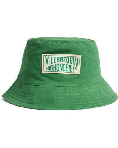 Vilebrequin X Highsnobiety Logo Bucket Hat - Green