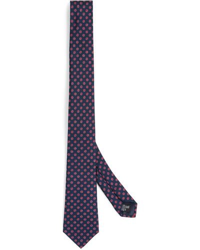 Giorgio Armani Silk Jacquard Tie - Blue