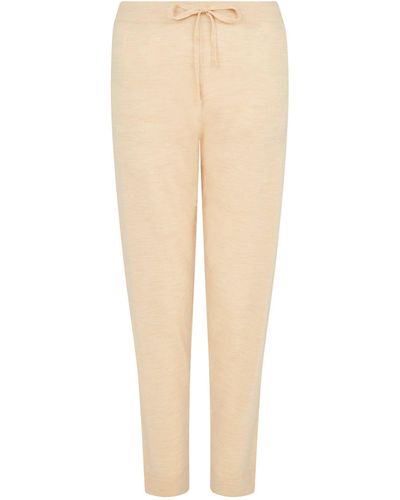 Cashmere In Love Wool-cashmere Jana Trousers - Natural
