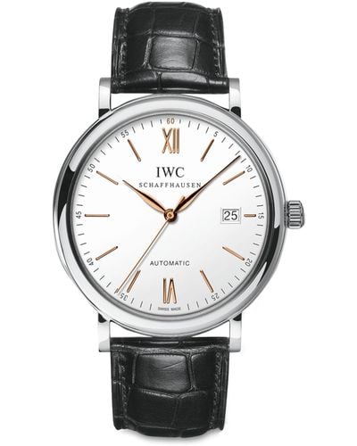 IWC Schaffhausen Stainless Steel Portofino Automatic Watch 40mm - Metallic