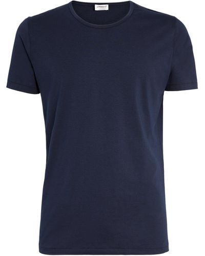 Zimmerli of Switzerland Pure Comfort T-shirt - Blue