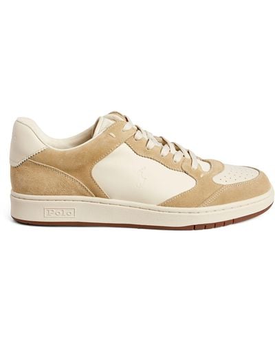 Polo Ralph Lauren Polo Crt Lux Sneakers - Natural
