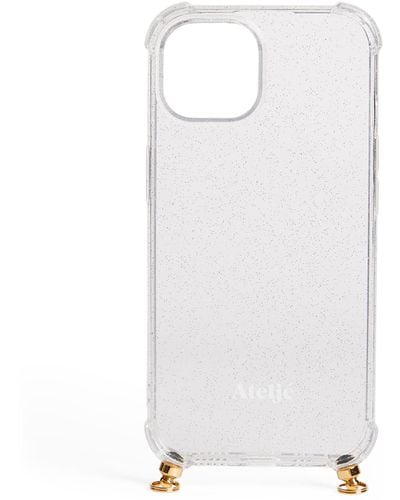 Atelje71 Glitter Iphone 14 Case - White
