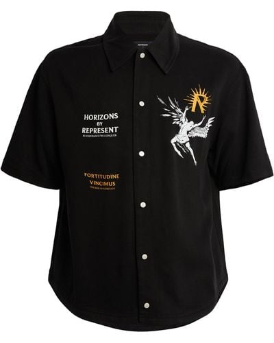 Represent Icarus Printed Shirt - Black