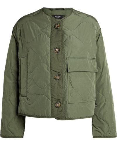 Weekend by Maxmara Quilted Jacket - Green