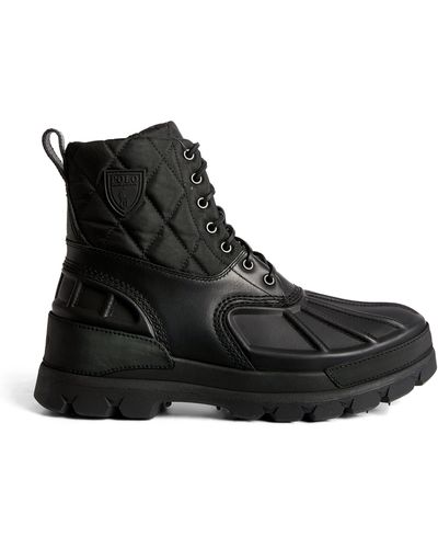 RLX Ralph Lauren Oslo Lace-up Boots - Black