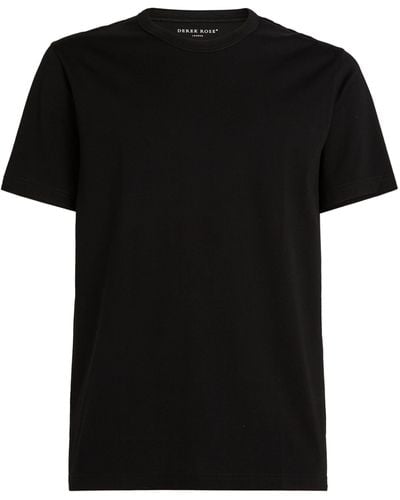 Derek Rose Pima Cotton Barny T-shirt - Black