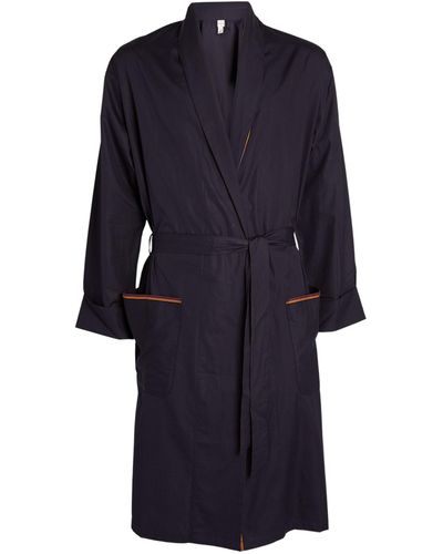 Paul Smith Striped Dressing Gown - Blue