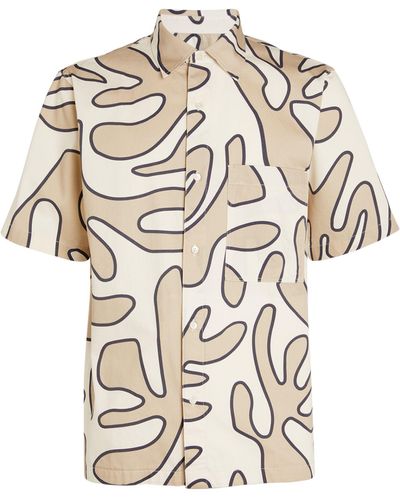 Closed Cotton Abstract Print Shirt - White