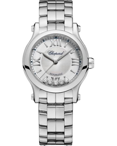 Chopard Stainless Steel Happy Sport Automatic Watch 30mm - Gray