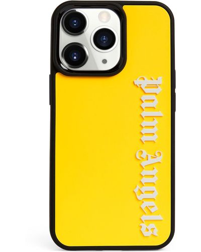 Palm Angels Logo Iphone 13 Pro Case - Yellow