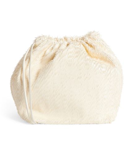 Jil Sander Leather Dumpling Cross-body Bag - Natural