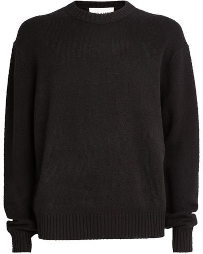 FRAME Cashmere Crew-neck Sweater - Black
