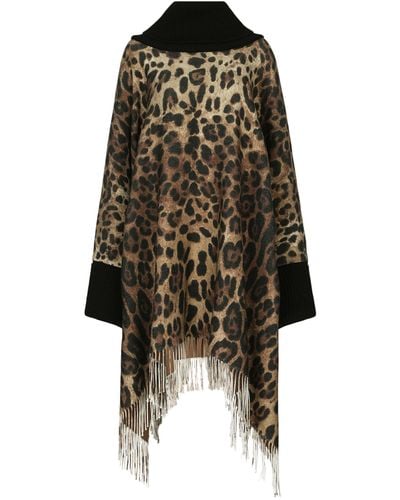Dolce & Gabbana Wool Leopard-print Sweater - Black