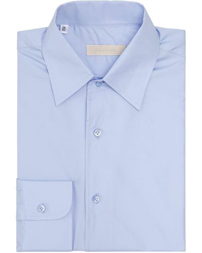 Saman Amel Cotton Shirt - Blue