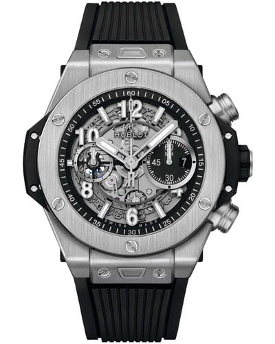 Hublot Titanium Spirit Of Big Bang Unico Watch 44mm - Black