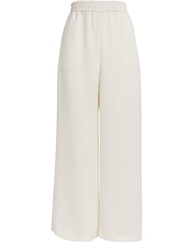MAX&Co. Slip-on Waist-leg Trousers - White
