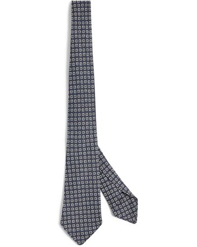 Polo Ralph Lauren Linen Vintage-dot Tie - Blue
