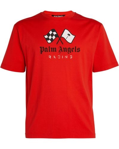Palm Angels X Moneygram Haas F1 Team Graphic T-shirt - Red